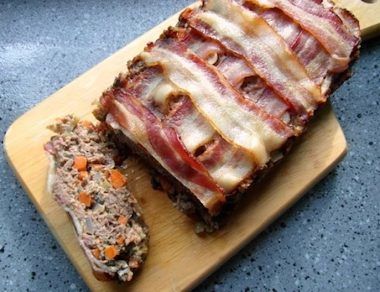 Buffalo Bacon Meatloaf