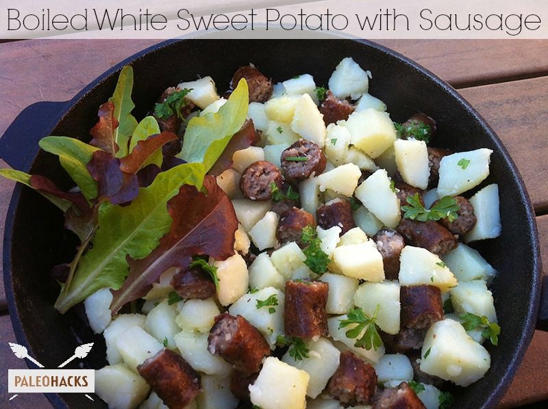 BoiledWhiteSweetPotatoWithSausagePaleohacks.jpg