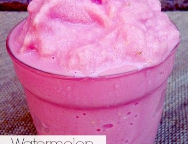 Watermelon and Coconut Kefir Ice Cream