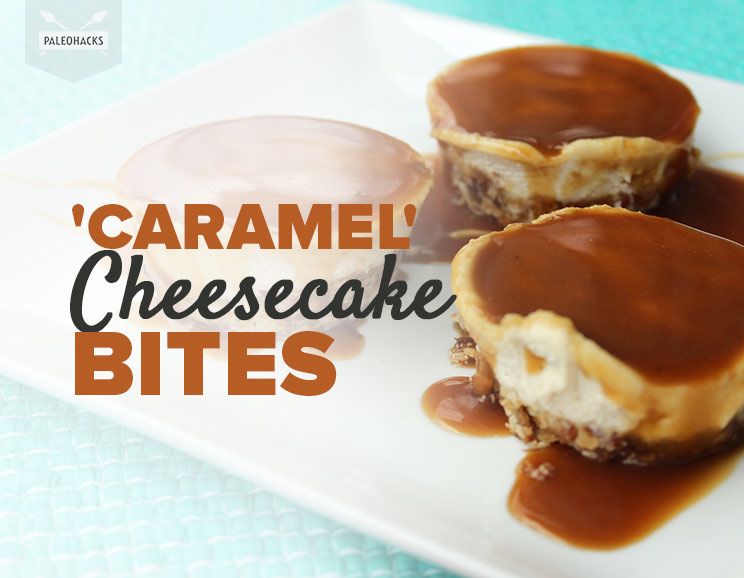 Caramel Cheesecake Bites