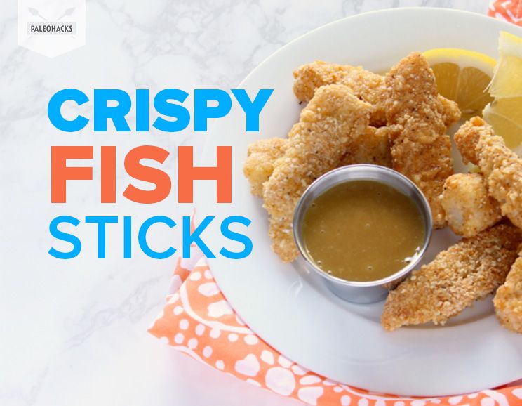 Crispy Paleo Fish Sticks