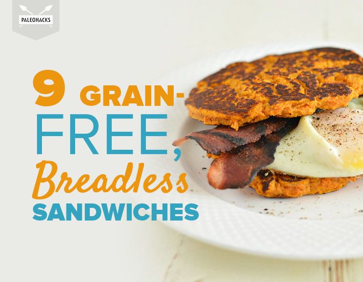 9 Paleo GrainFree, Breadless Sandwiches