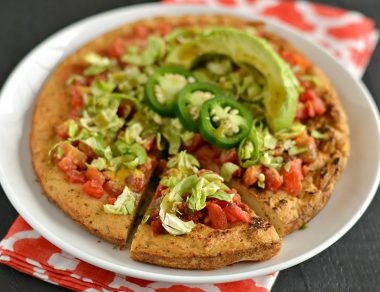 Tamale Pizza with Coconut Flour Crust