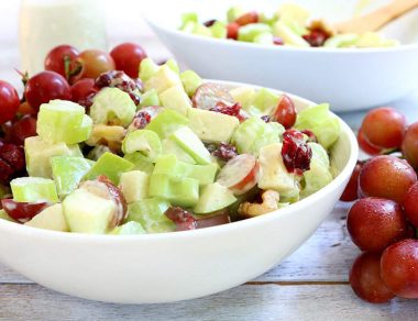 The Best Waldorf Salad with Healthy Apple Cider Vinegar