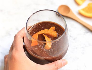 Dark Chocolate Orange Chia Pudding