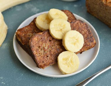 Banana Bread French Toast (Gluten Free, Paleo)
