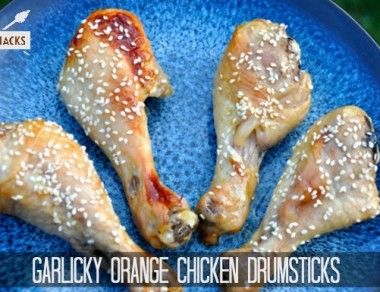 Garlicky Orange Chicken Drumsticks Recipe