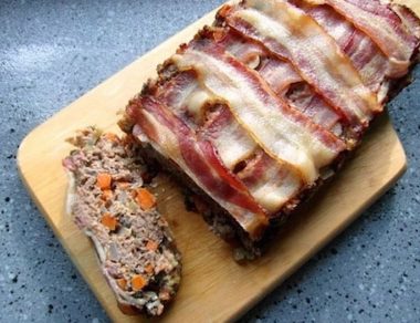 Buffalo Bacon Meatloaf
