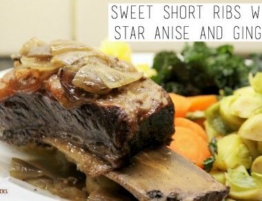 Sweet Short Ribs with Star Anise and Ginger