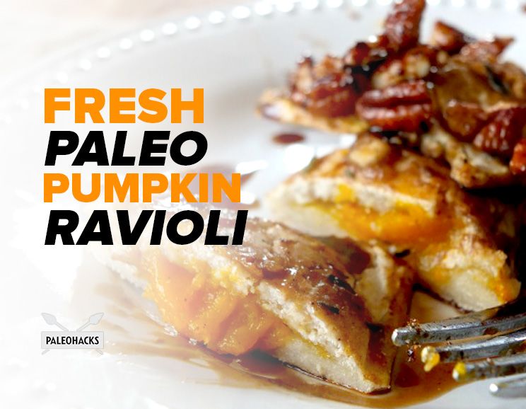 Pumpkin Ravioli Recipe with a Balsamic Reduction | PaleoHacks