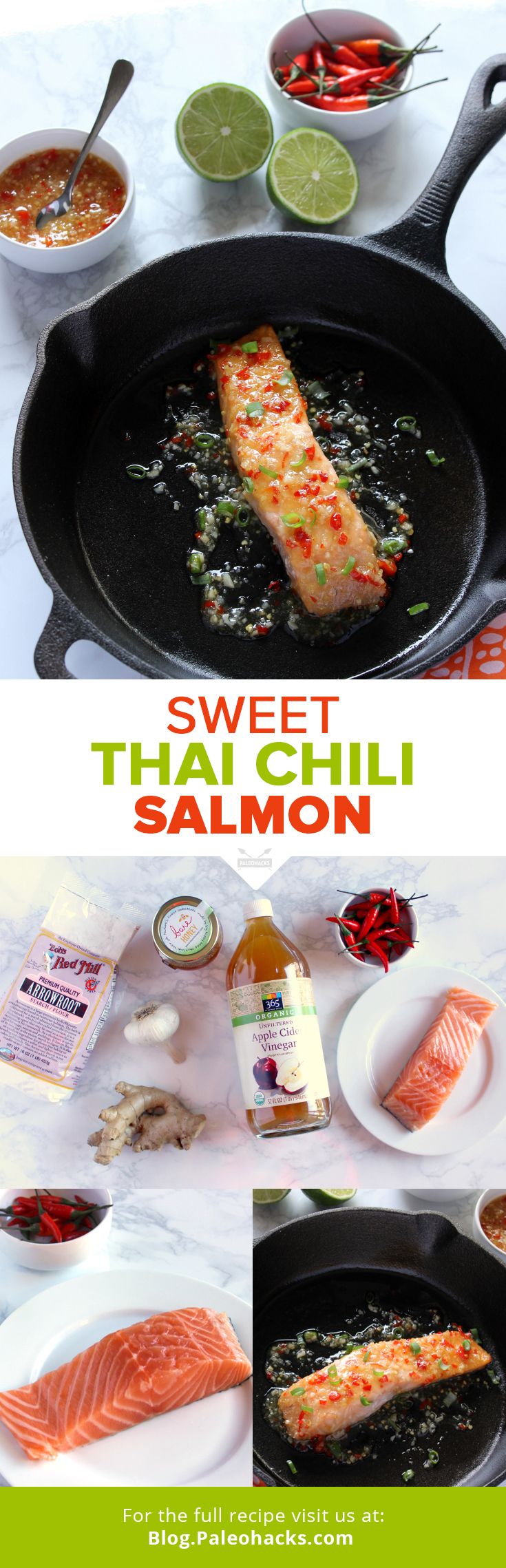 Sweet Thai Chili Glazed Salmon
