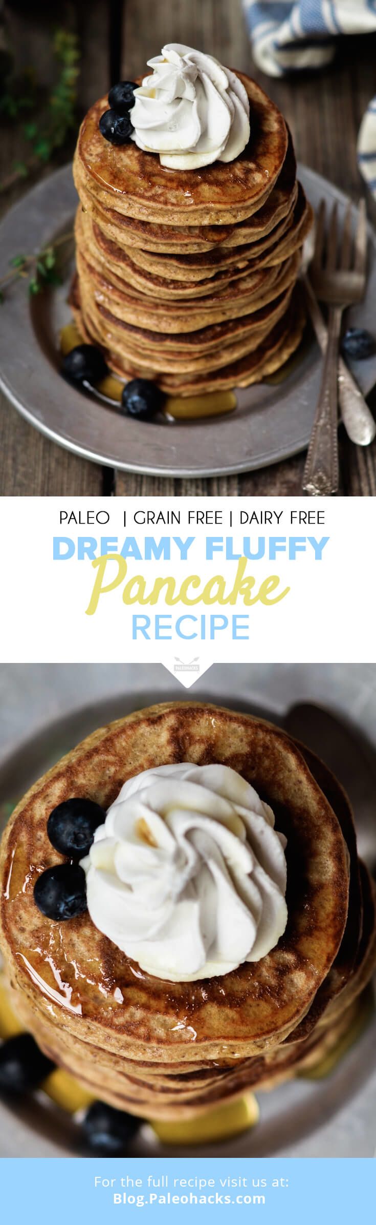 Dreamy Fluffy Pancake Recipe Paleo, Grain Free