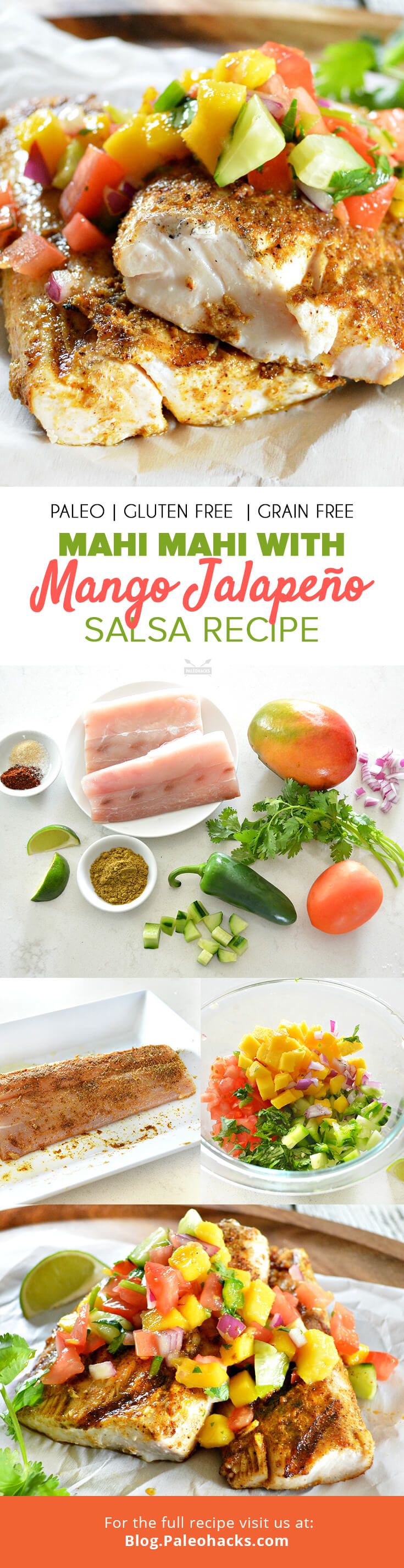 Mahi Mahi with Mango Jalapeño Salsa Recipe
