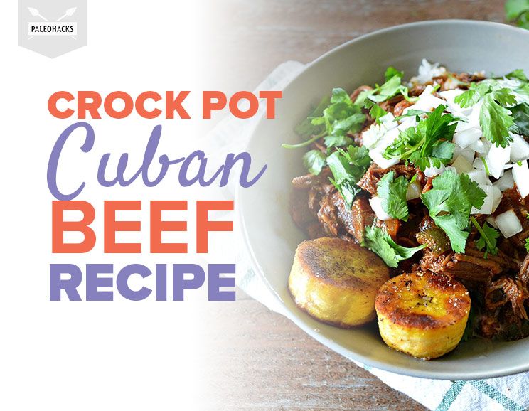 Easy Crock Pot Cuban Beef Recipe GrainFree, DairyFree