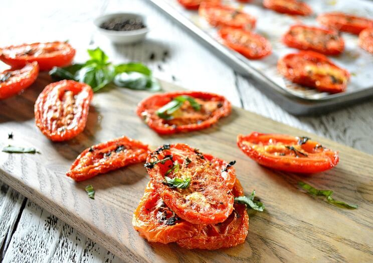 OvenBaked Tomato Chips Recipe GrainFree, Paleo