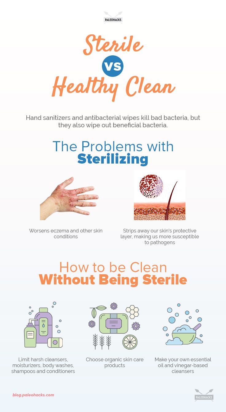 The Difference Between Sterile vs Healthy Clean Which One Are You?