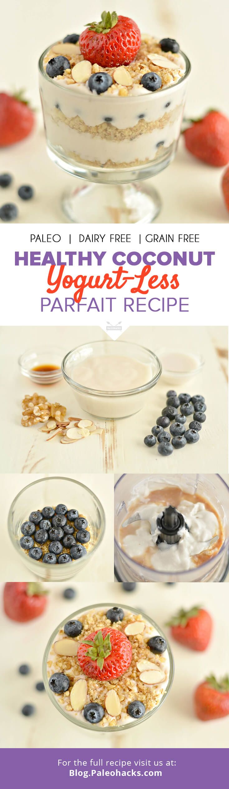 Healthy Coconut YogurtLess Parfait Recipe