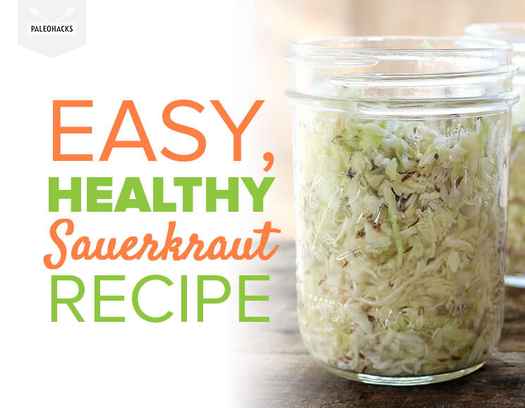 Easy, Healthy Sauerkraut Recipe Vegan, Paleo, Fermented