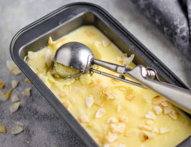 Pineapple Coconut Ice Cream (Dairy-Free)
