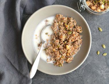 Crunchy Keto Granola (Heart-Healthy!)