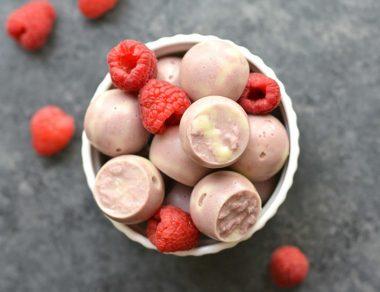 Keto + AIP Friendly Raspberry Coconut Drops