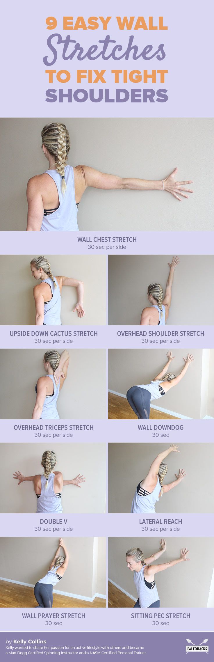 9 Easy Wall Stretches to Fix Tight Shoulders Gentle, FeelGood