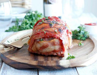 Savory Bacon-Wrapped Meatloaf Recipe