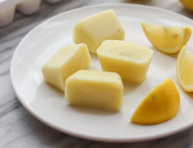 Detoxing Lemon Ice Cubes (Add Zest to Smoothies, Soups and Sauces!)