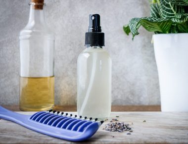 Ouchless DIY Hair Detangler with Lavender Oil
