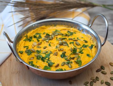 Golden Turmeric Pumpkin “Hummus”